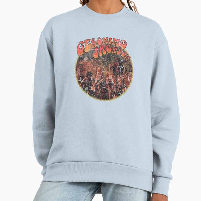 Geronimo Jackson Unisex Sweater Crewneck Pullover Casual Streetwear Graphic Print 2