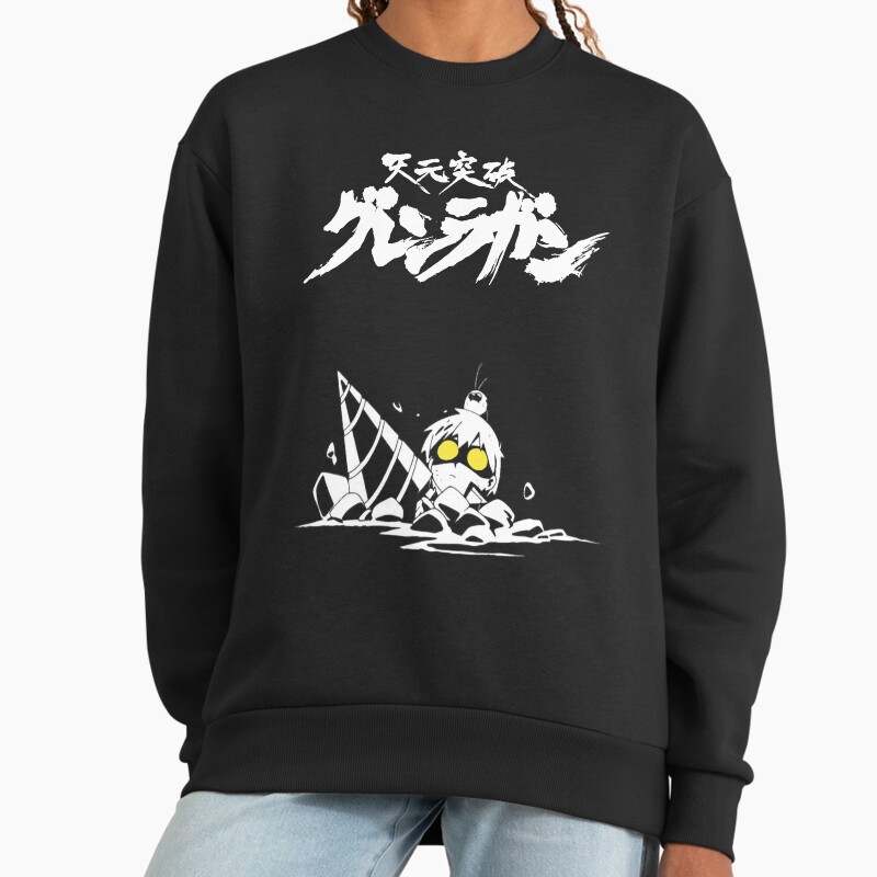 Tengen Toppa 02 Unisex Sweater Crewneck Pullover Casual Streetwear Graphic Print 2