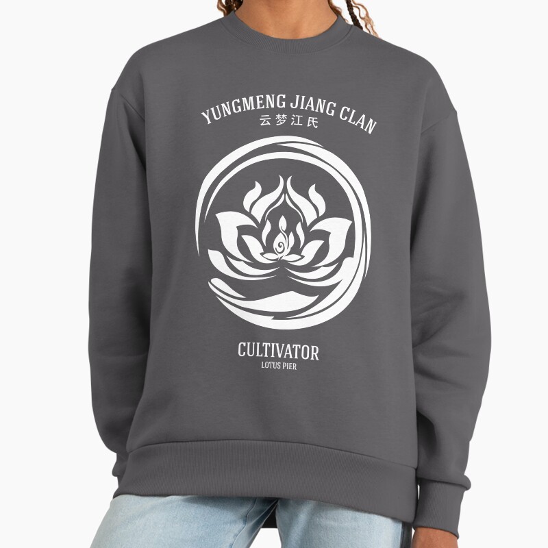 The Untamed: Yunmeng Jiang Clan Cultivator Unisex Sweater Crewneck Pullover Casual Streetwear Graphic Print 2