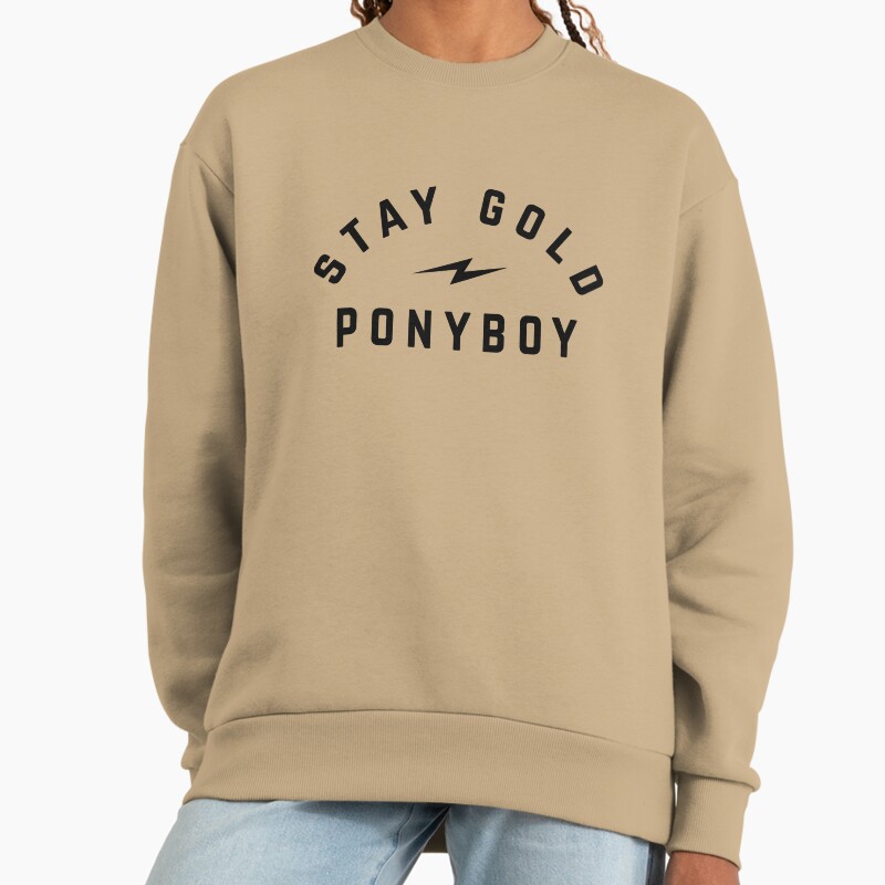 Stay Gold Ponyboy Unisex Sweater Crewneck Pullover Casual Streetwear Graphic Print 2