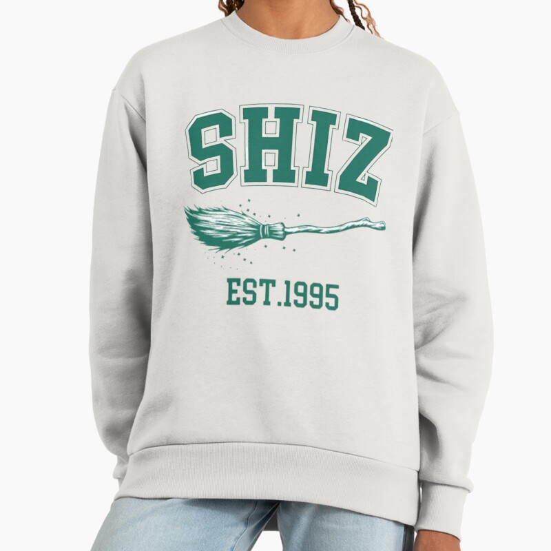 Shiz Logo Elphaba Unisex Sweater Crewneck Pullover Casual Streetwear Graphic Print 2