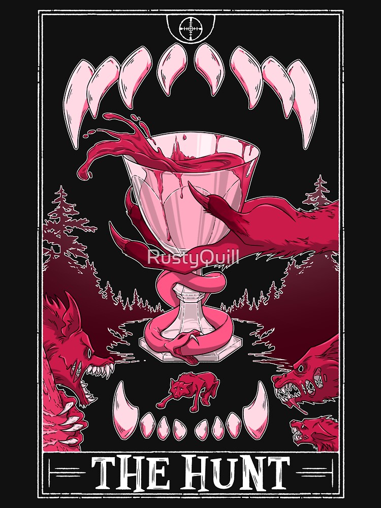 The Hunt "Tarotesque" - (Dark) Unisex Sweater Crewneck Pullover Casual Streetwear Graphic Print 3