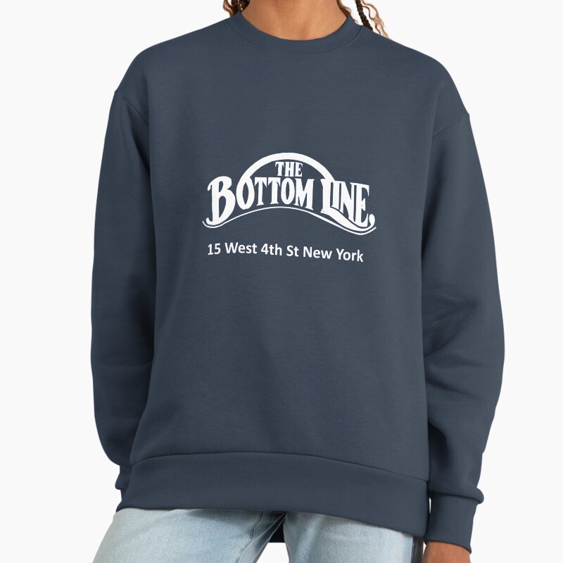 The Bottom Line New York Unisex Sweater Crewneck Pullover Casual Streetwear Graphic Print 2