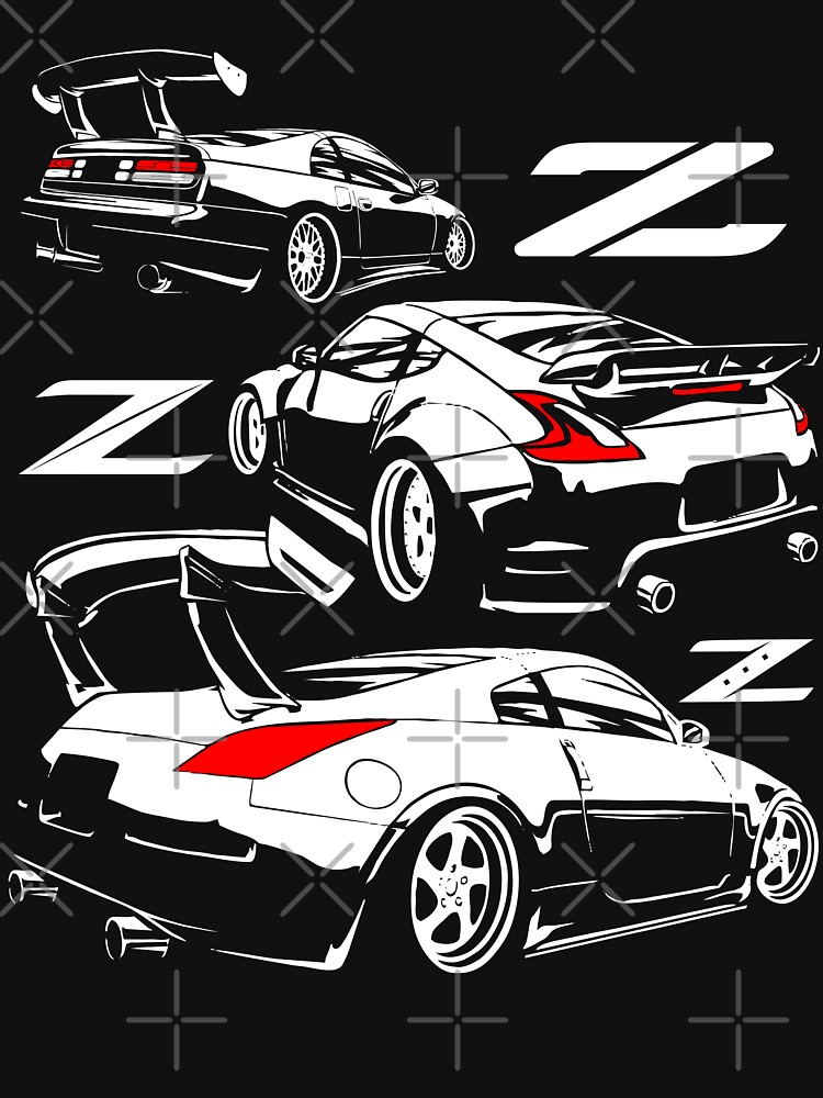 Z Family. 350Z 370Z 300Zx Unisex Sweater Crewneck Pullover Casual Streetwear Graphic Print 3