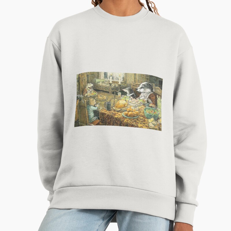 Dinner With Friends Unisex Sweater Crewneck Pullover Casual Streetwear Graphic Print 2