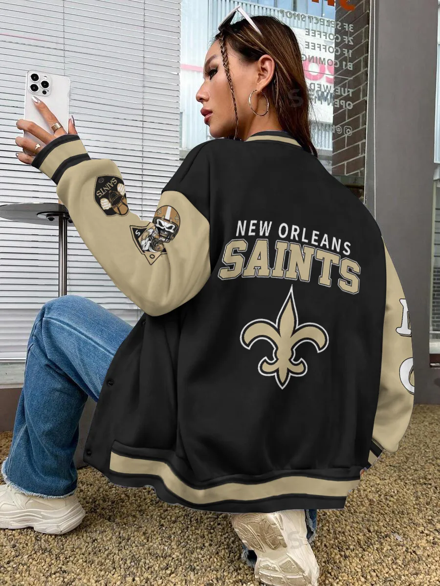 New Orleans Saints National Football League Varsity Jacket For Men And Women - Image 2