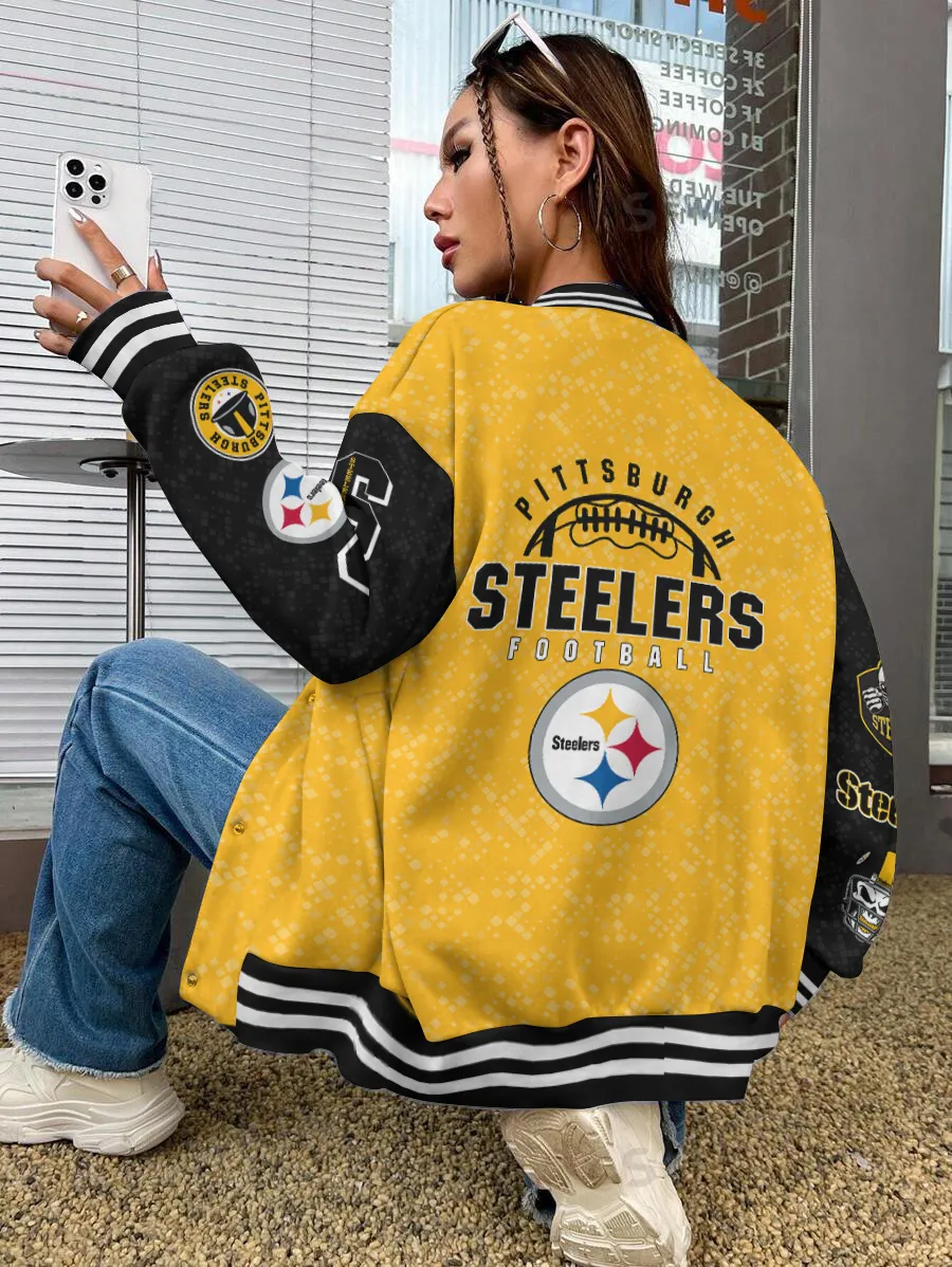 Pittsburgh Steelers National Football League Varsity Jacket For Sport Fans - Image 2