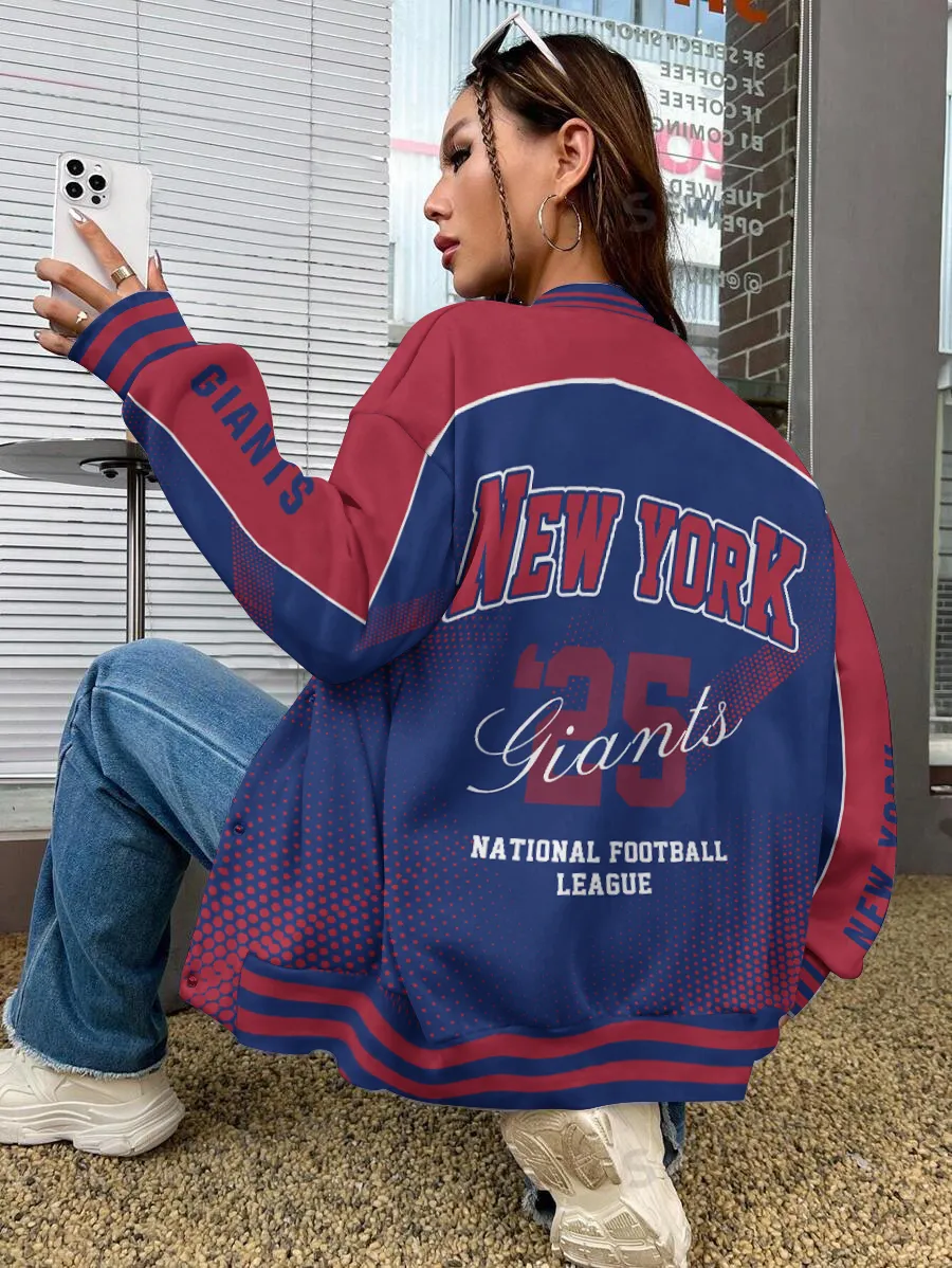 New York Giants National Football League Varsity Jacket For Sport Fans - Image 2