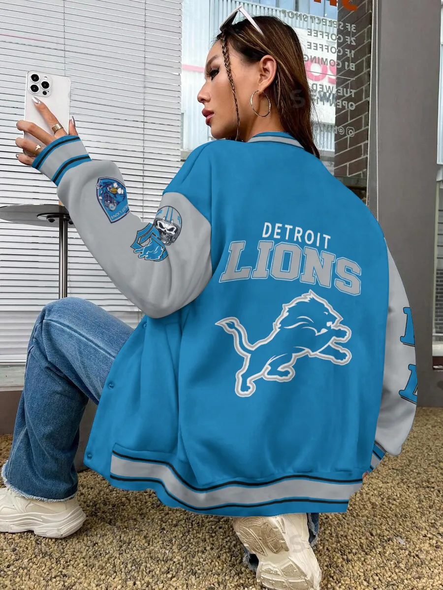Detroit Lions National Football League Varsity Jacket For Fans - Image 2