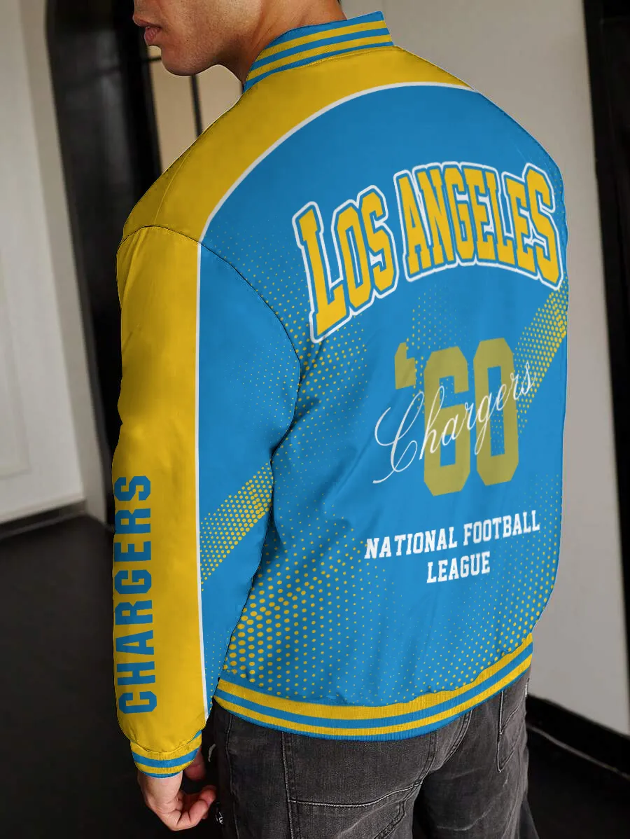 Los Angeles Chargers Team National Football League Varsity Jacket - Image 2