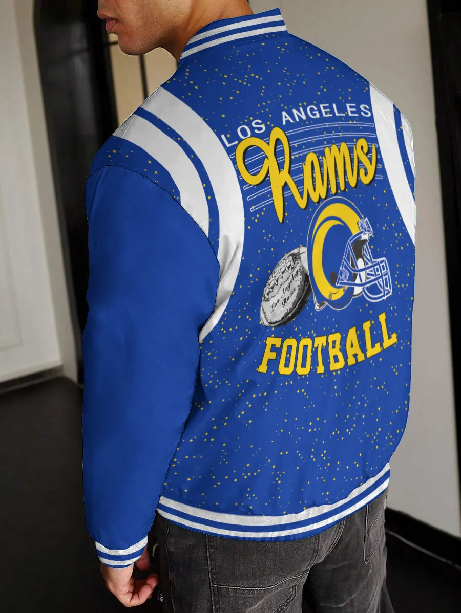 Los Angeles Rams Team National Football League Varsity Jacket - Image 2