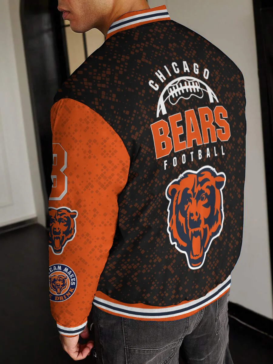 Chicago Bears National Football League Varsity Jacket For Women And Men - Image 2