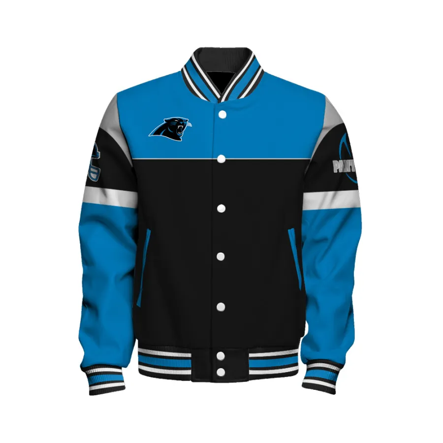 Carolina Panthers Team Spirit Varsity Jacket - Image 2