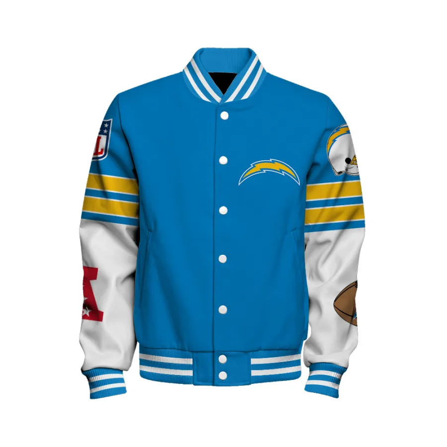Los Angeles Chargers Ultimate Game Day Varsity Jacket - Image 2