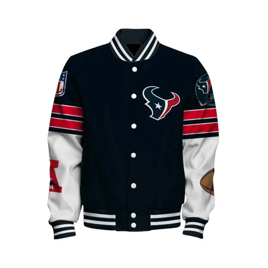 Houston Texans Ultimate Game Day Varsity Jacket - Image 2