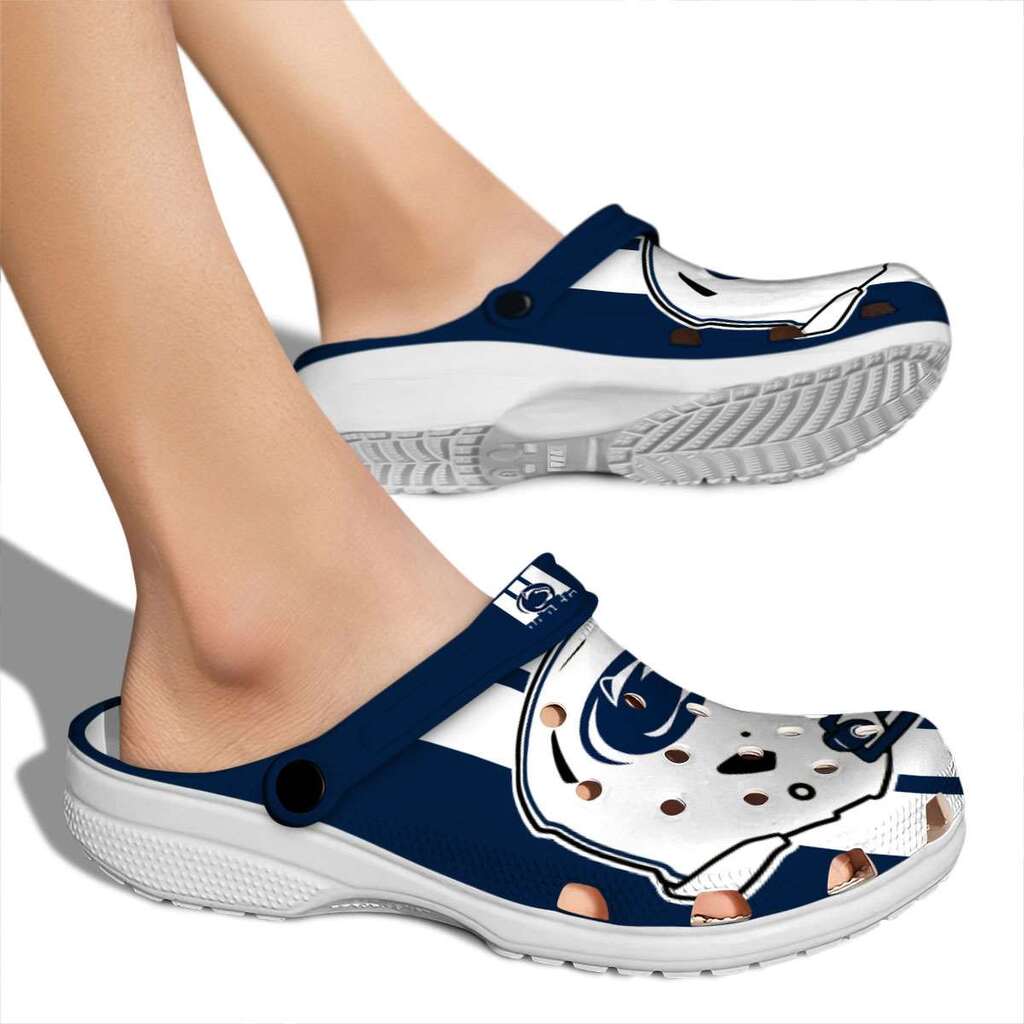 Penn State Nittany Lions Helmet Stripes Crocs Shoes For Men And Women - Image 2