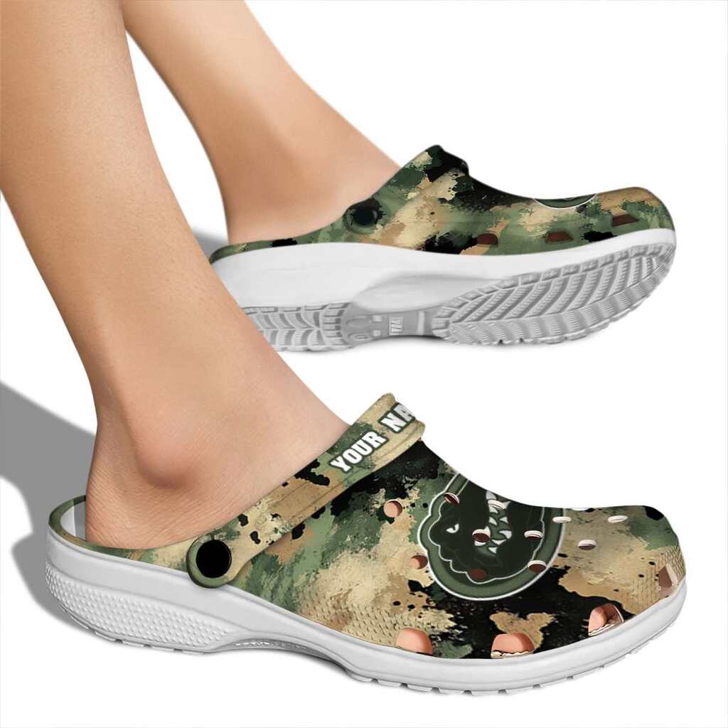 Florida Gators Camouflage Craze Crocs Shoes For Men And Women - Image 2