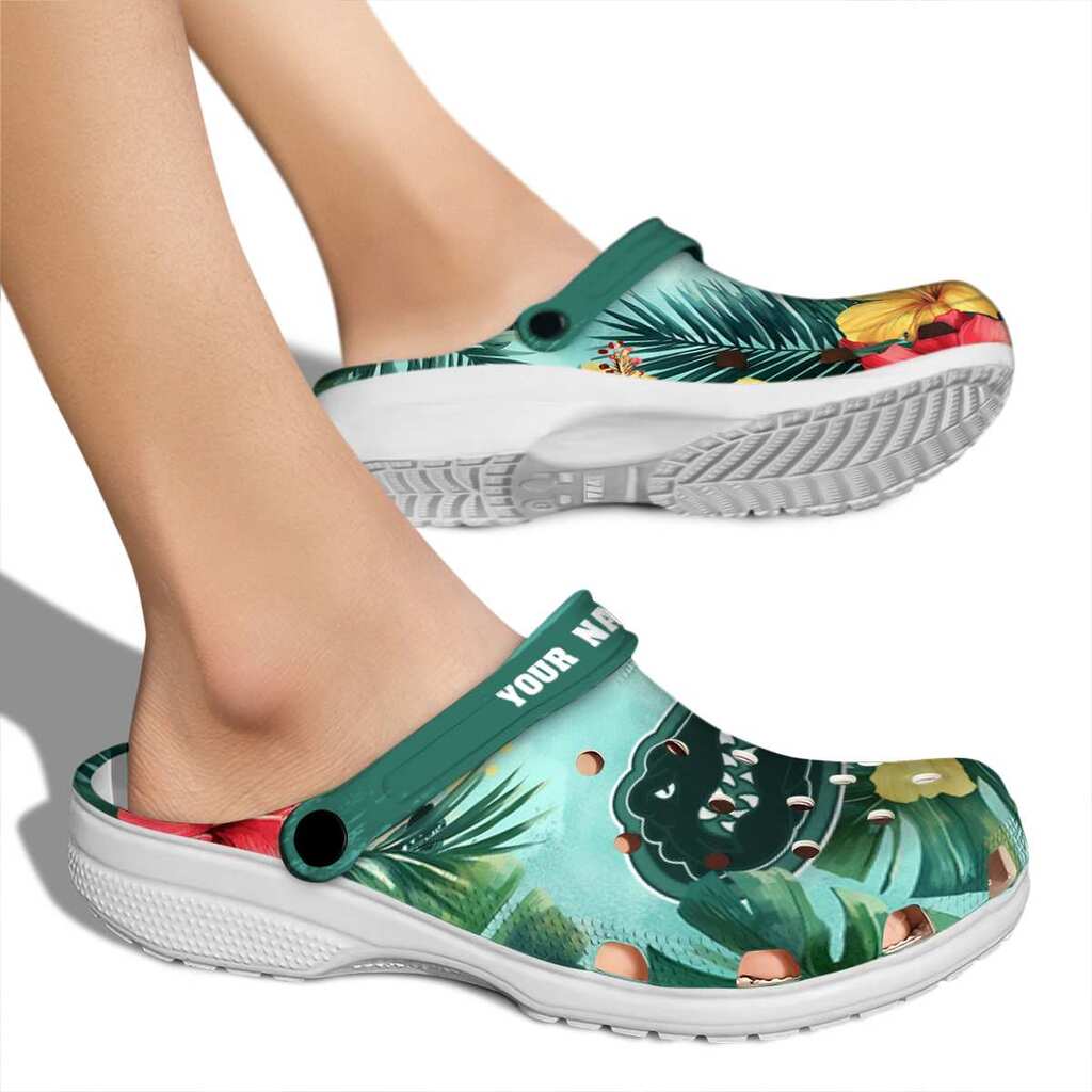 Florida Gators Tropical Vibes Crocs Shoes For Men And Women - Image 2