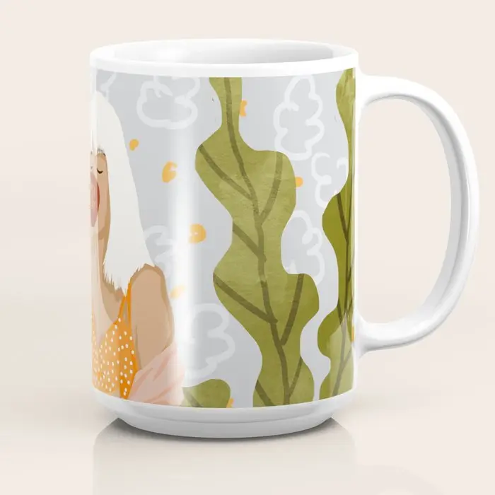 Boss Lady Illustration Coffee Mug