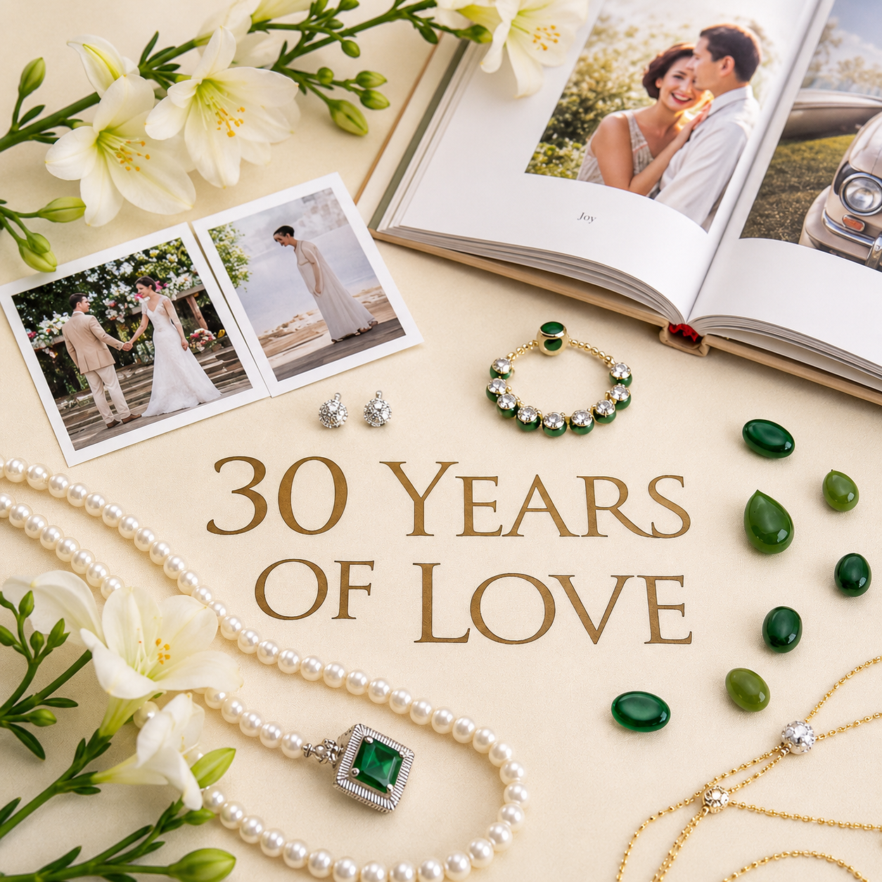30th Wedding Anniversary: Pearl