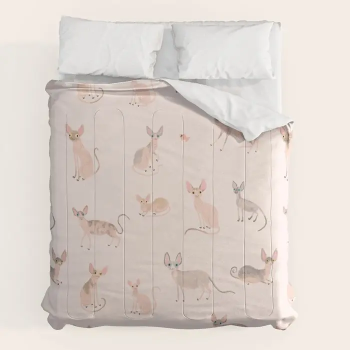 "Sphynx Cat" Comforter
