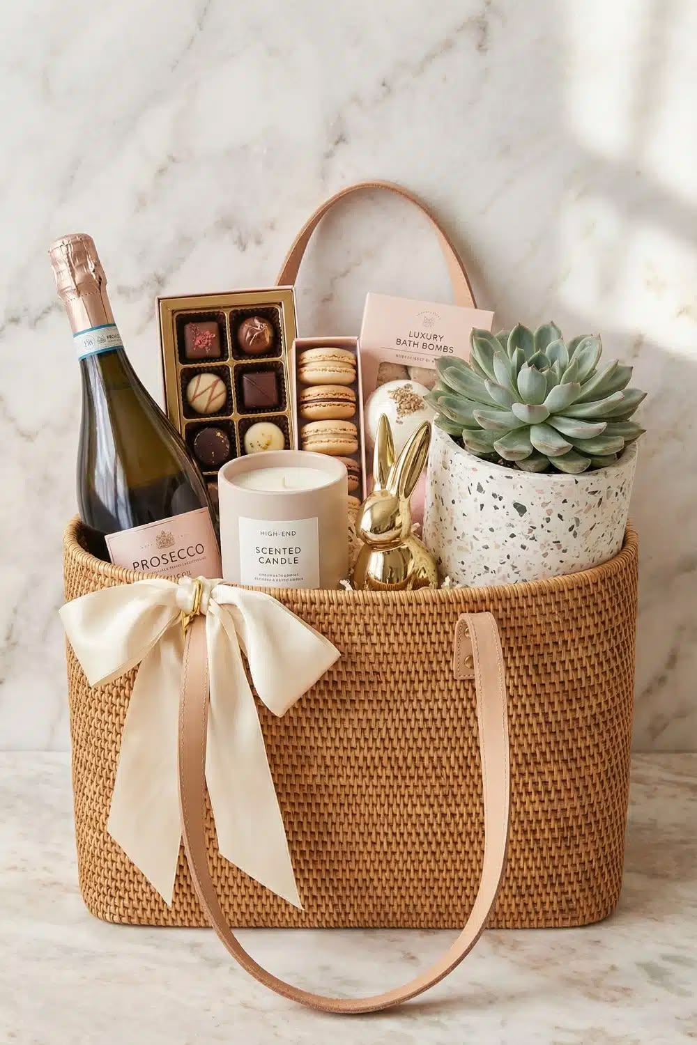 Bread, Salt, and Wine Gift Basket