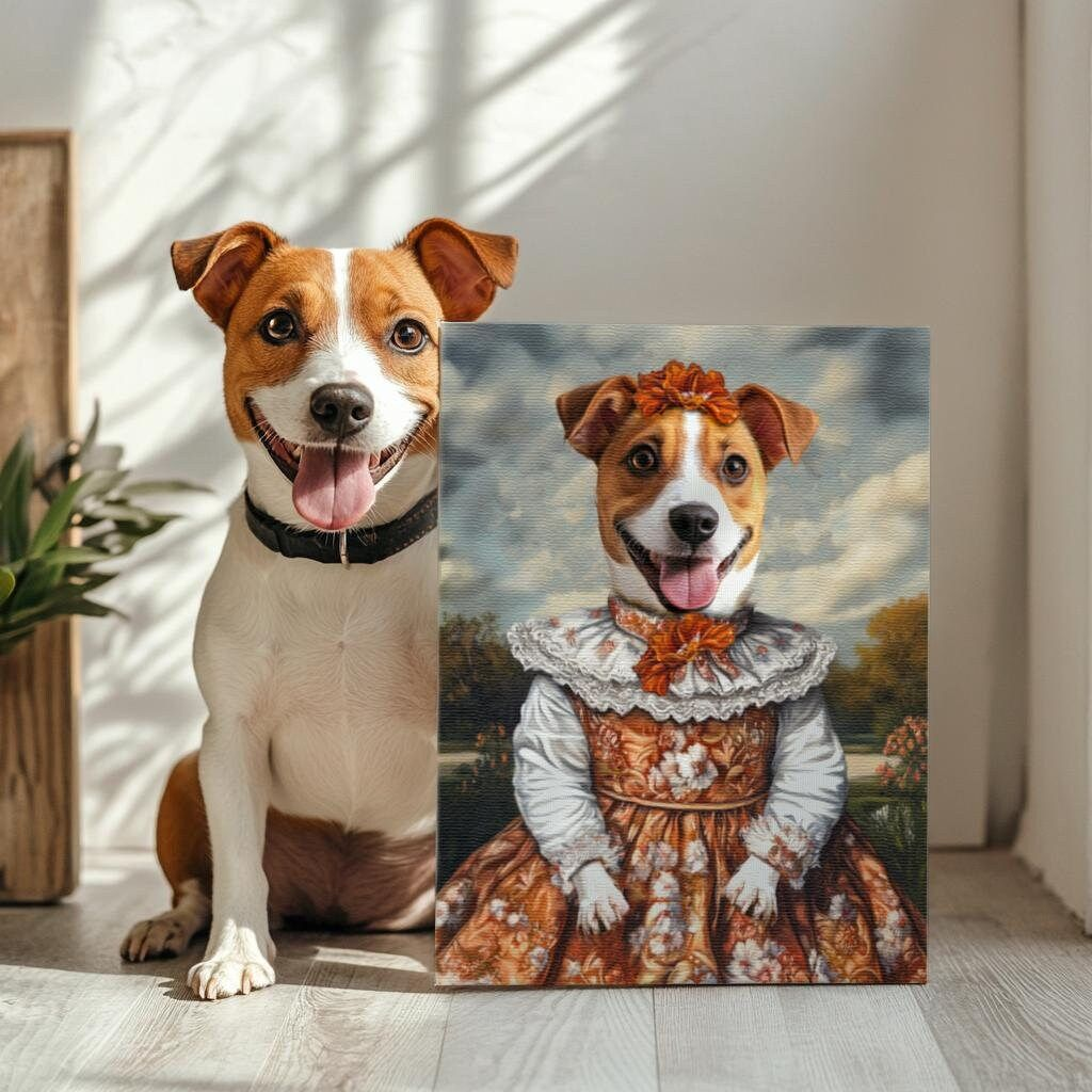 Custom Royal Dog Portrait