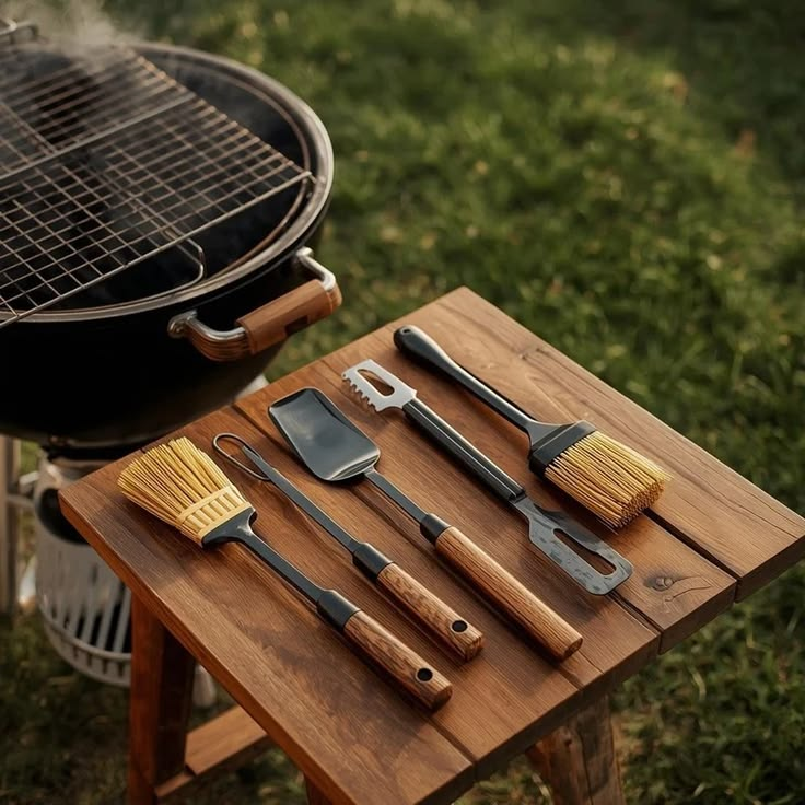 Premium 5-Piece Grilling Tools Set