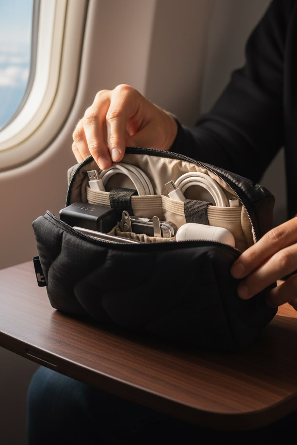 Water-Resistant Tech Packing Pouch