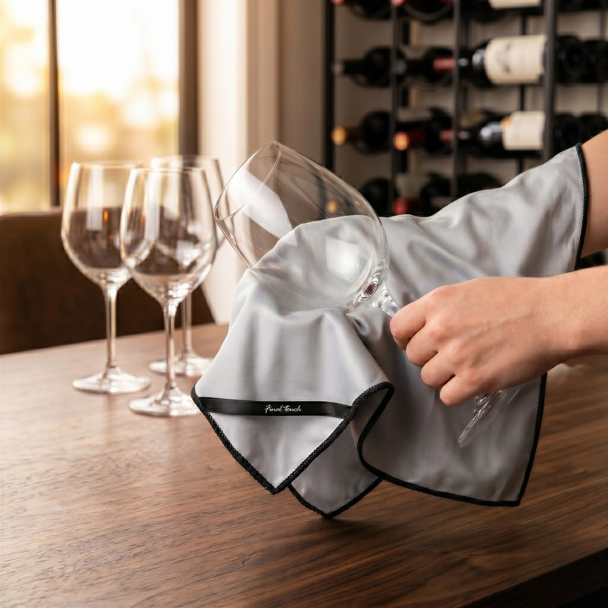 Microfiber Glassware Polisher