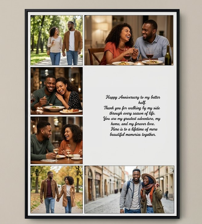 Personalized “10 Years” Canvas Print