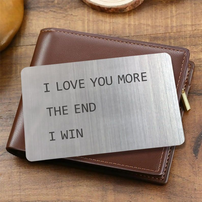 Engraved Wallet Insert