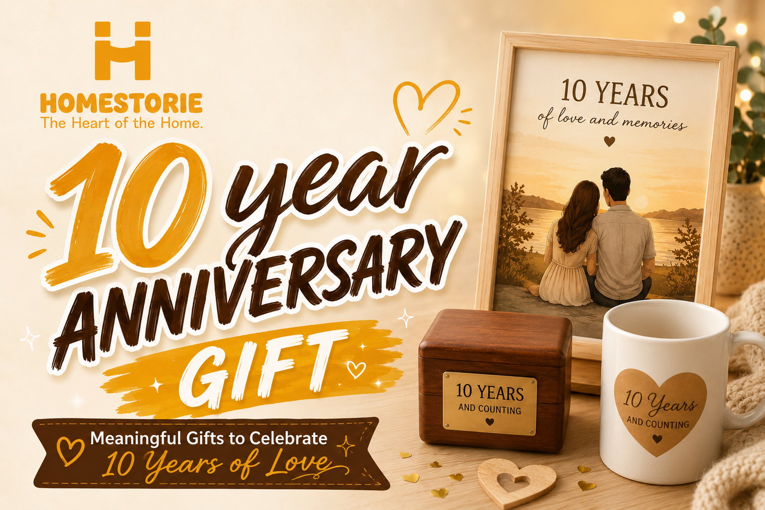 61+ Best 10th Anniversary Gift Ideas For Her & Him 2026