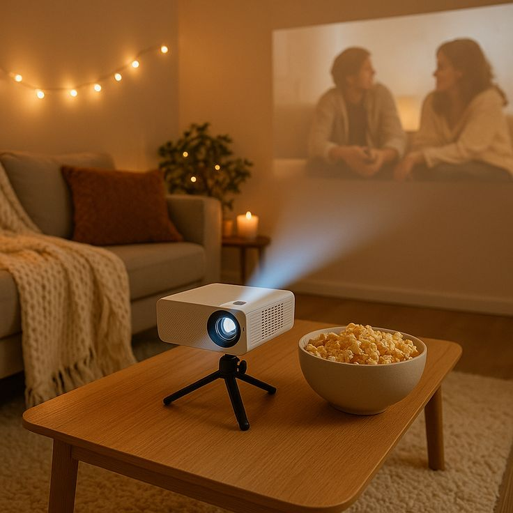 Portable Home Cinema Projector