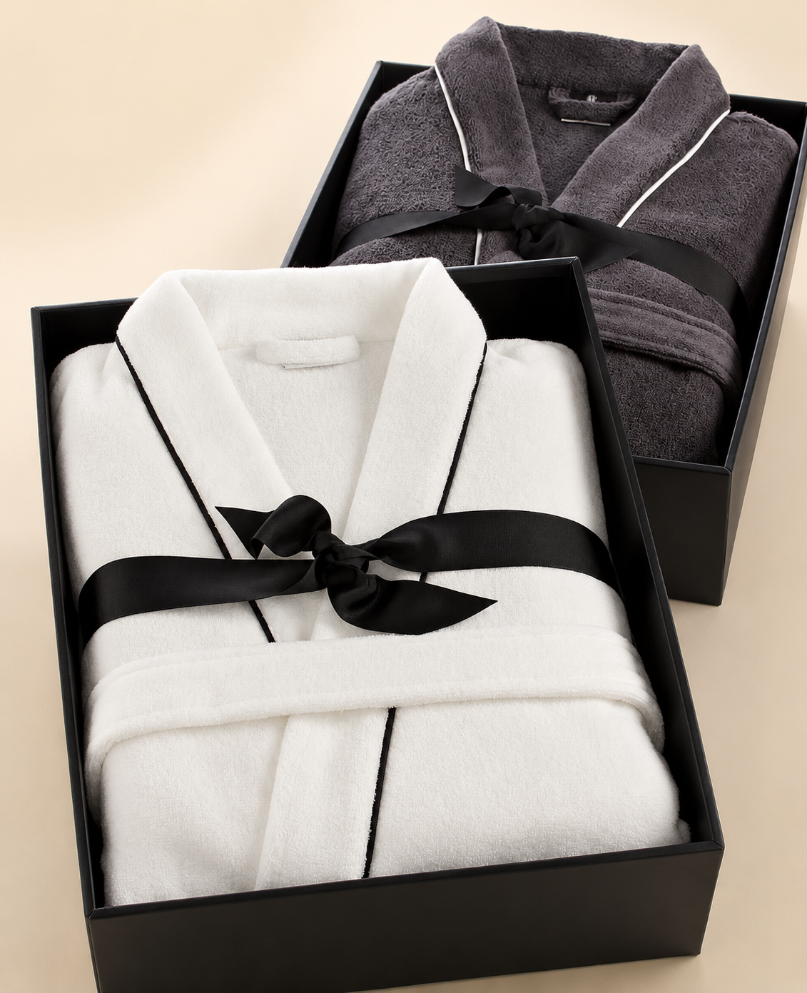 Monogrammed Matching Bathrobes