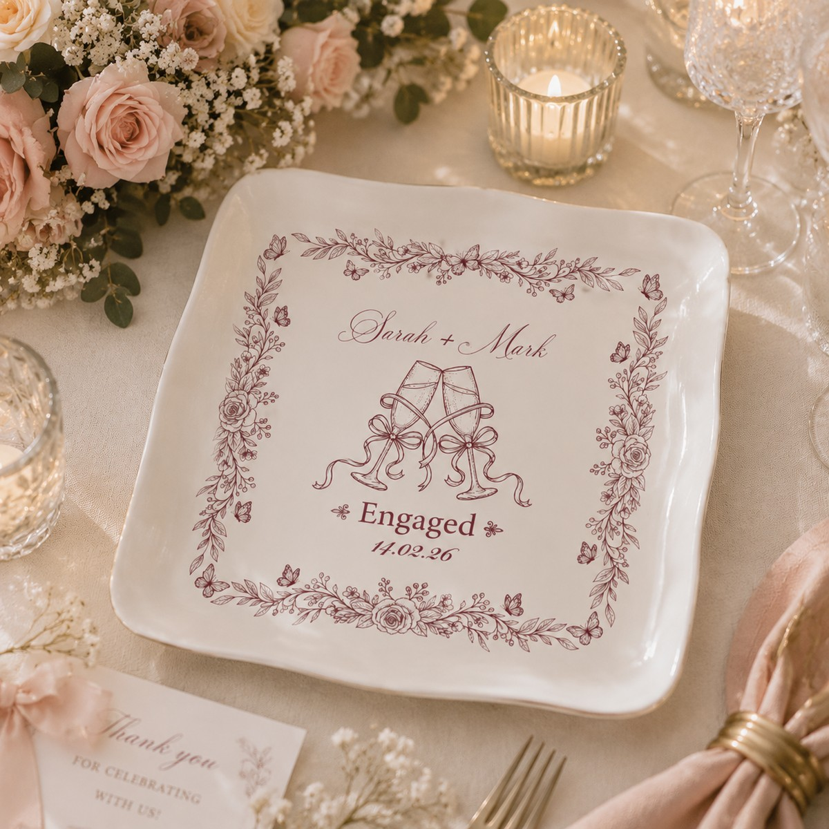 Engagement Keepsake Dish