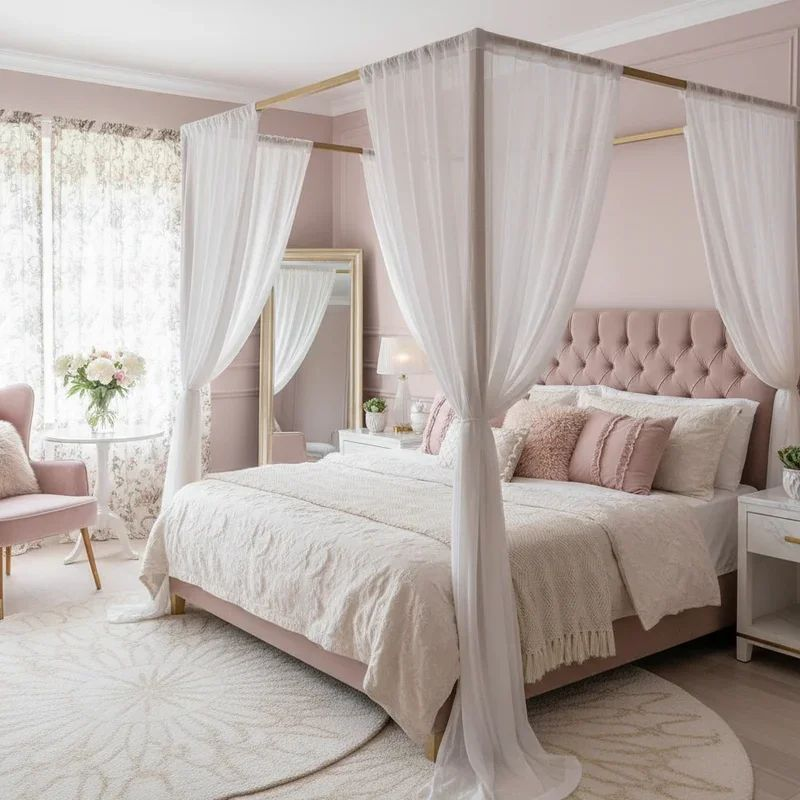 Hang a Dreamy Bed Canopy