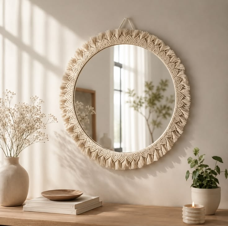 Hang a DIY Rope Mirror
