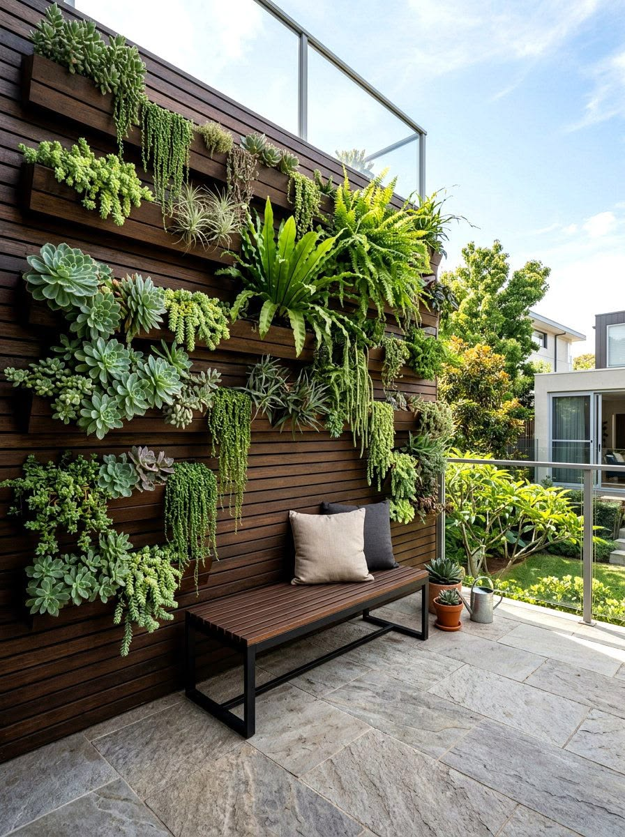 Create an Outdoor Living Wall