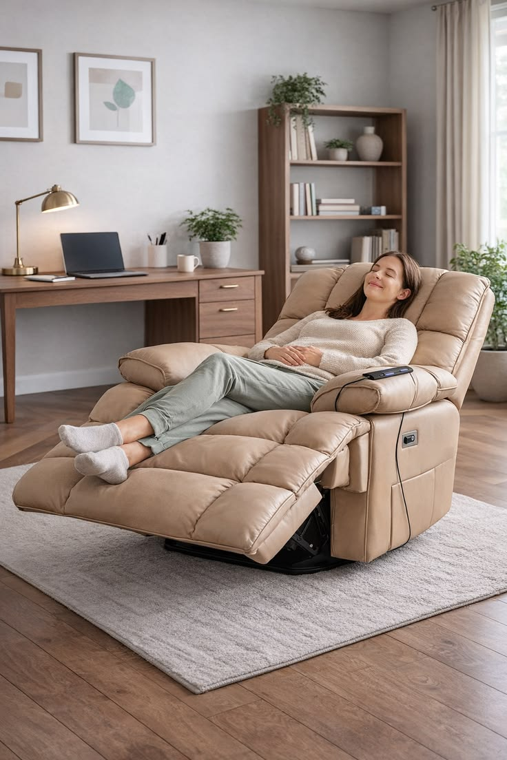 Ergonomic Lounge Recliner