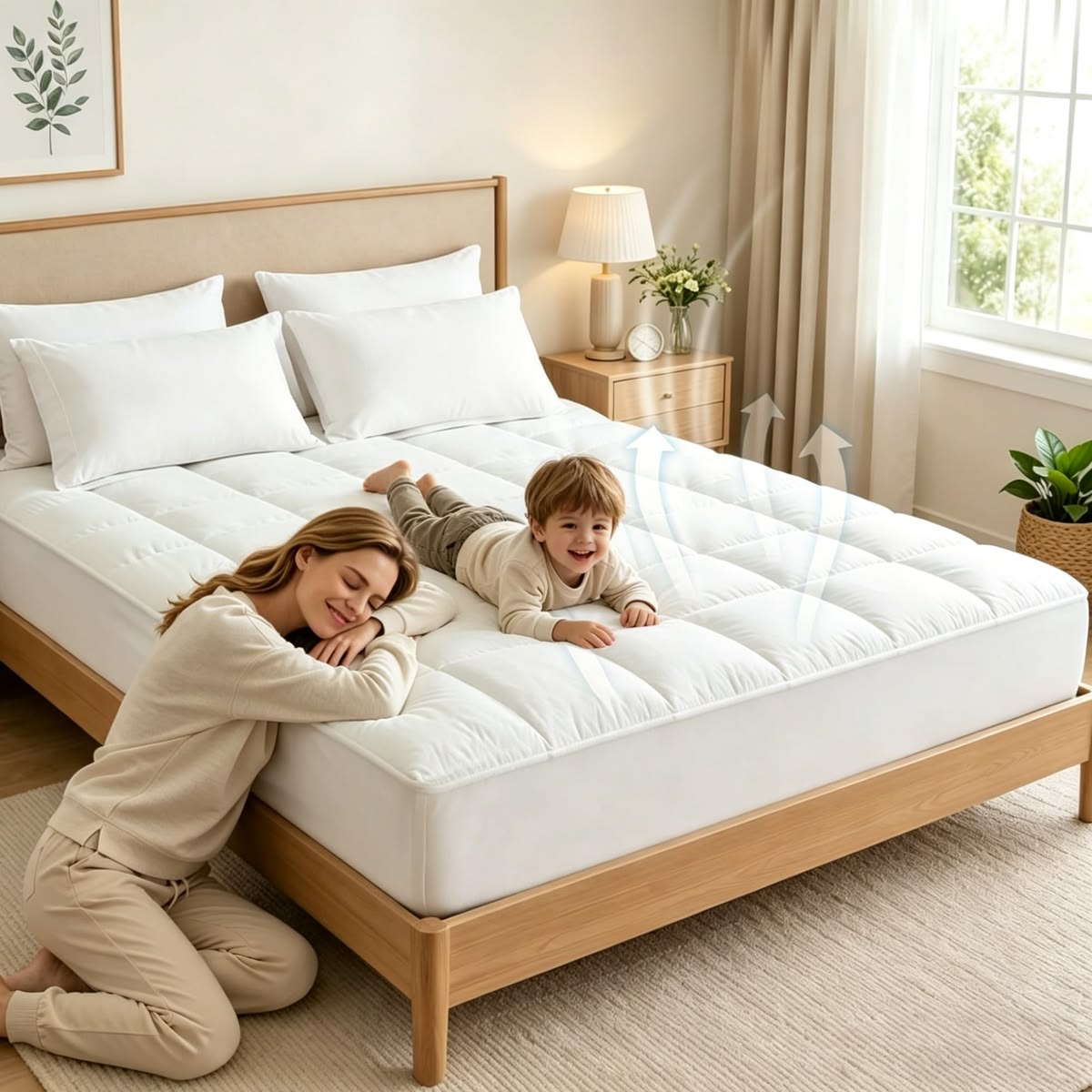 Premium Memory Foam Mattress Topper
