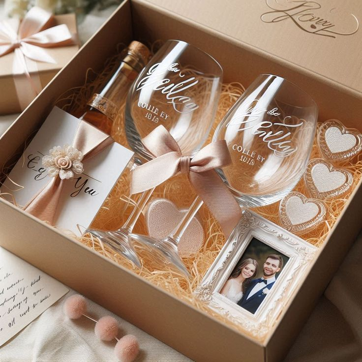 Elegant Crystal Wine Glasses