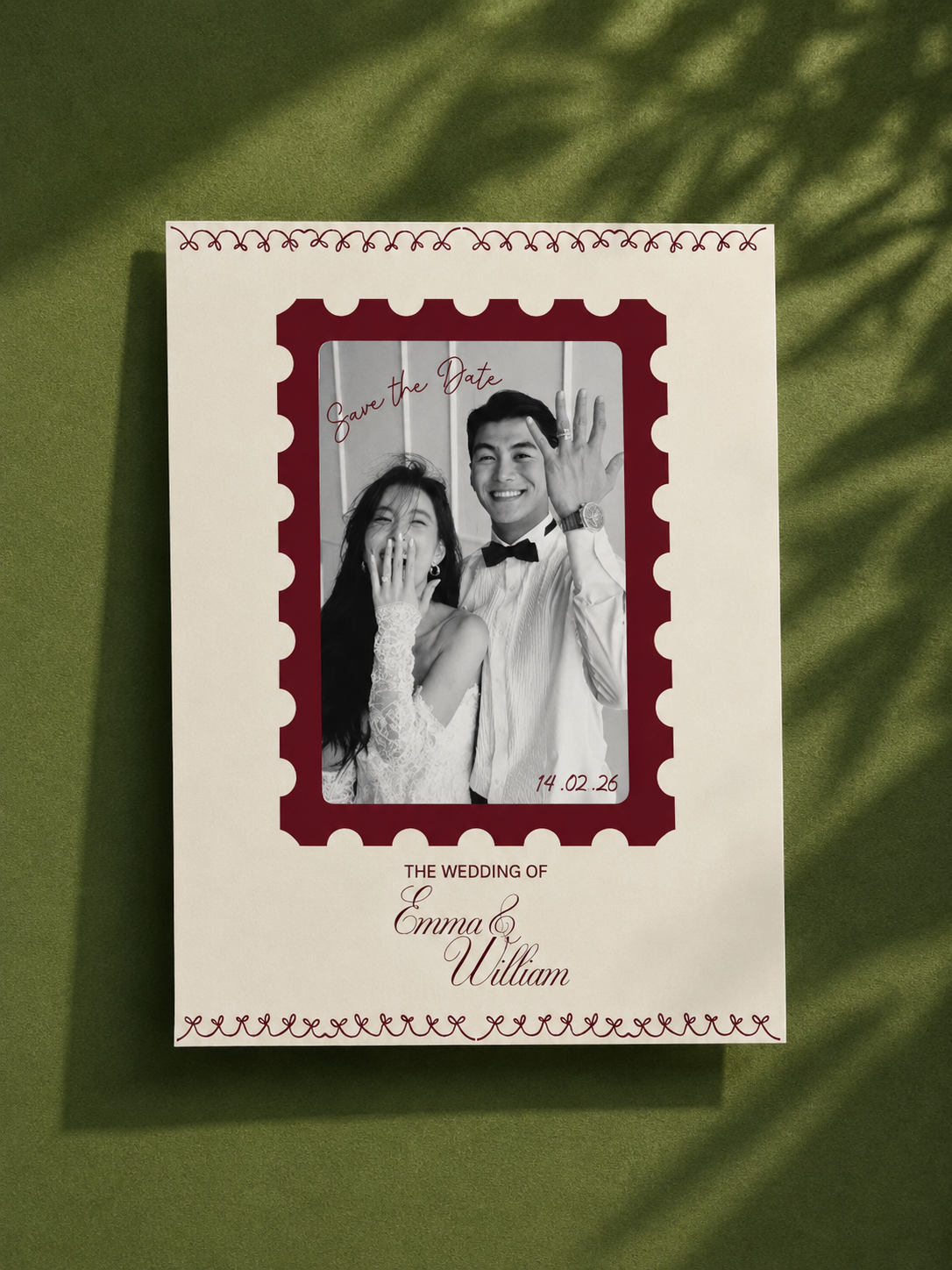 Frame Wedding Vows