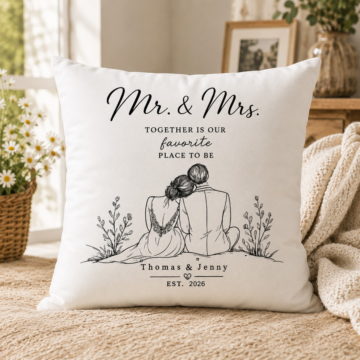 Love Story Pillow