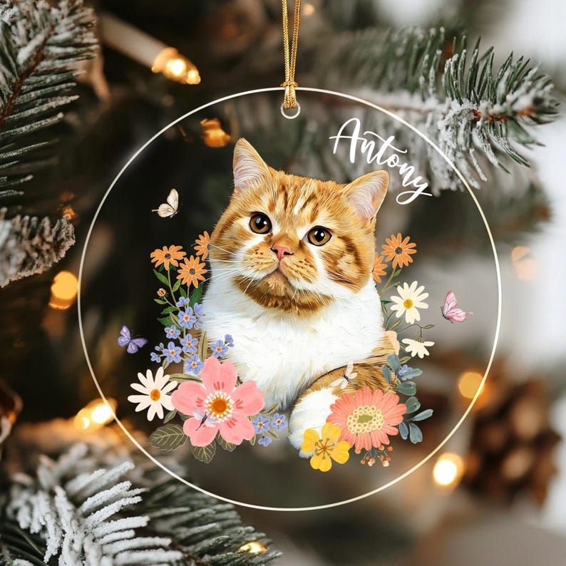 Pet Photo Ornament