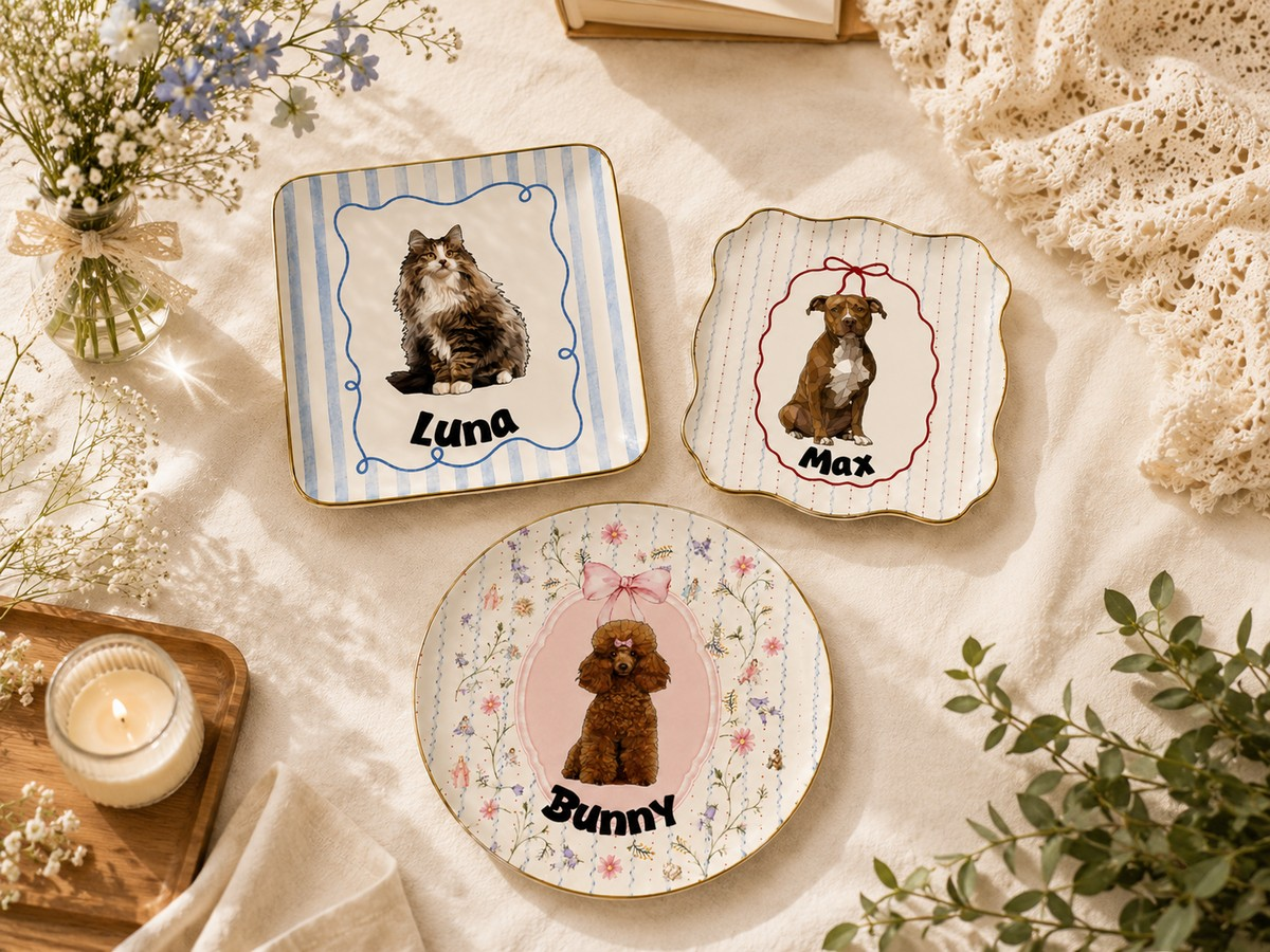 Custom Pet Ceramic Jewelry Dish