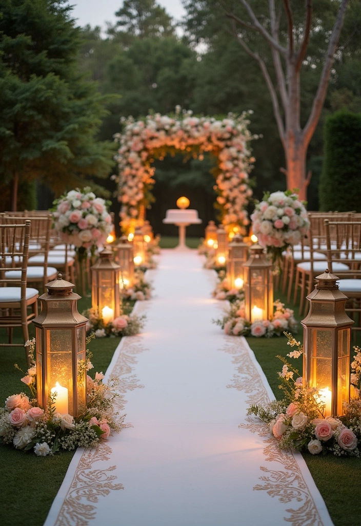 Elegant Lantern-Lit Pathways