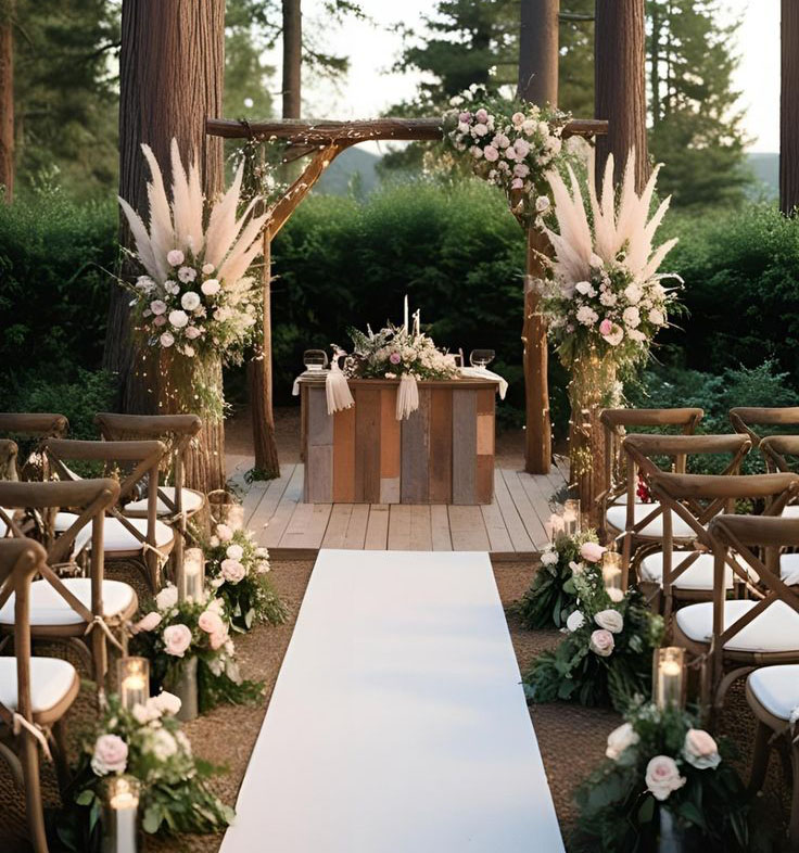 Nature-Framed Outdoor Altars
