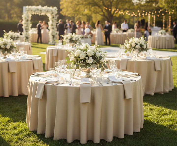 Upgraded Textured Table Linens