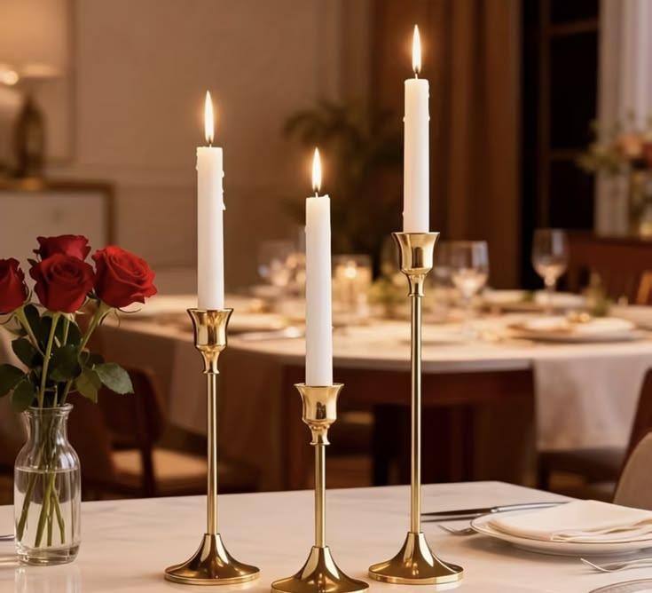 Abundant Taper Candles for Height